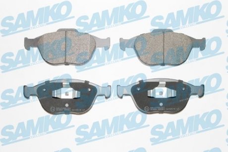 Гальмівні колодки, дискове гальмо (набір) SAMKO 5SP906 (фото 1)