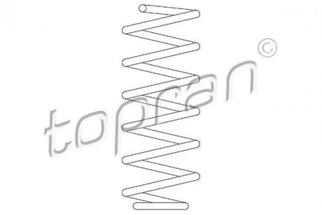 Пружина підвіски TOPRAN / HANS PRIES 109529