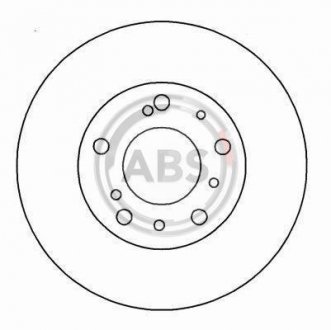 Гальмівний диск A.B.S. 15046