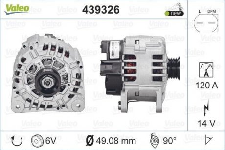 Генератор Valeo 439326 (фото 1)