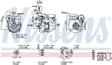 TURBOSPRКЇARKA CITROЛN JUMPER 02- FIAT DUCATO 94- PEUGEOT BOXER 02- NISSENS 93041