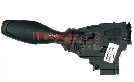 Мигающий указатель, Выключатель на колонке рулевого управления METZGER 0916179 (фото 1)