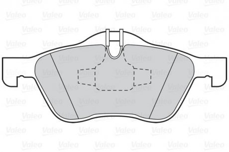Гальмівні колодки дискові FIRST MINI Valeo 302019