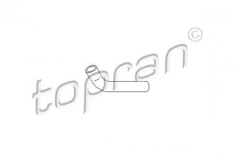 Патрубок системы охлаждения TOPRAN / HANS PRIES 100218 (фото 1)