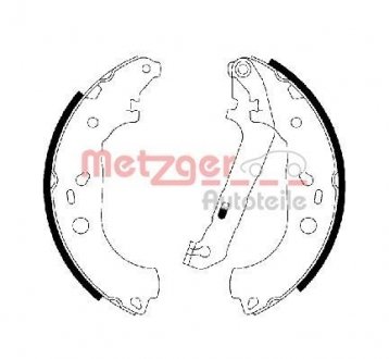 Гальмівні колодки (набір) METZGER MG211