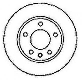 Гальмівний диск Jurid 561610JC (фото 1)