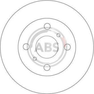 Гальмівний диск A.B.S. 16617