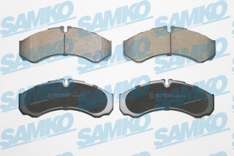 Гальмівні колодки, дискове гальмо (набір) SAMKO 5SP955