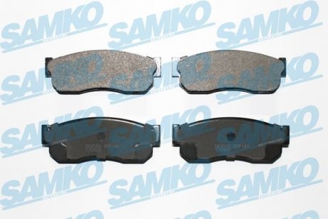 Гальмівні колодки, дискове гальмо (набір) SAMKO 5SP185 (фото 1)