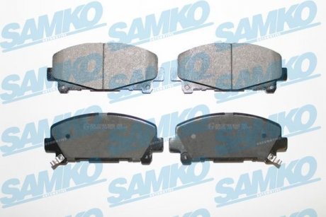 Гальмівні колодки, дискове гальмо (набір) SAMKO 5SP1607