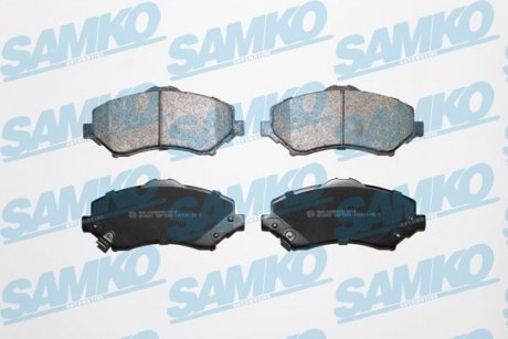 Гальмівні колодки, дискове гальмо (набір) SAMKO 5SP1549