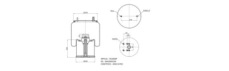 Пневморесора APLUS 91558AP