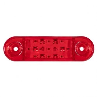 Ліхтарик габаритний світлодіодний 24 В червоний овальний Турция FR0174R (фото 1)