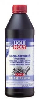 Олива трансмісійна Hypoid-Geriebeol TDL GL4/GL5 75W-90 1L LIQUI MOLY 1407 (фото 1)