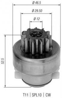 Бендикс стартера MAGNETI MARELLI 940113020283