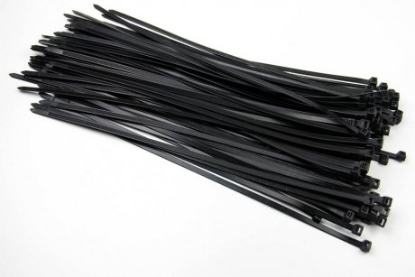 Хомут пластиковый BLACK 7,6 X 450 (100 шт) BOSMA 4940 (фото 1)