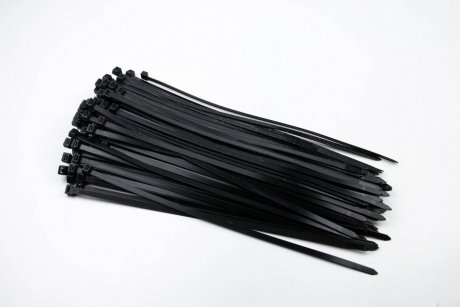 Хомут пластиковый BLACK 7,6 X 370 (100 шт) BOSMA 0072 (фото 1)