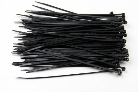Хомут пластиковый BLACK 4,8 X 250 (100 шт) BOSMA 5534 (фото 1)