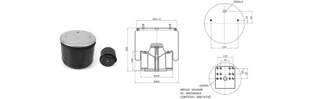 Пневморесора APLUS 91533AP