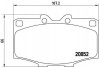 Гальмівні колодки, дискове гальмо (набір) BREMBO P83006 (фото 1)