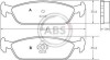 Гальмівні колодки, дискове гальмо (набір) A.B.S. 36684 (фото 1)