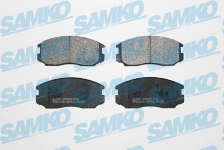 Гальмівні колодки, дискове гальмо (набір) SAMKO 5SP502