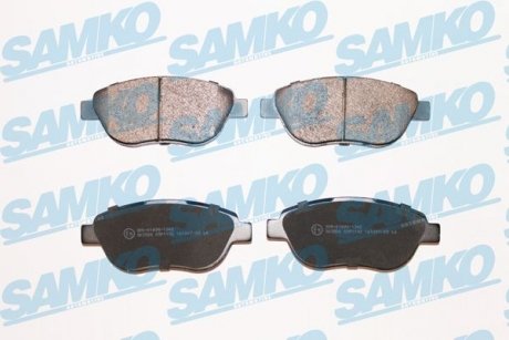 Гальмівні колодки, дискове гальмо (набір) SAMKO 5SP1192