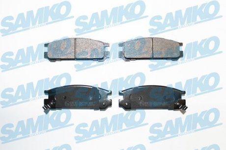 Гальмівні колодки, дискове гальмо (набір) SAMKO 5SP517