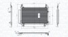 Skraplacz TOYOTA YARIS 1.0/1.3VVT-i 05- MAGNETI MARELLI 350203837000 (фото 1)