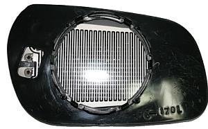 Скло дзеркала зовнішнього Лів (асферичне, обігрів, синій) CITROEN XSARA 04.97-08.05 DEPO 0522G03