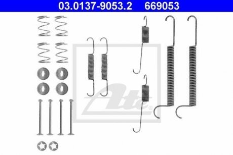 Монтажний набір гальмівних колодок ATE 03013790532