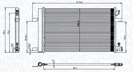 Skraplacz ASTRA J 2.0CDTi -14 MAGNETI MARELLI 350203760000