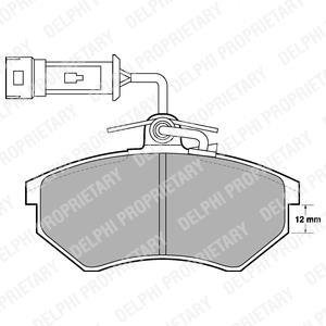 Гальмівні(тормозні) колодки Delphi LP901