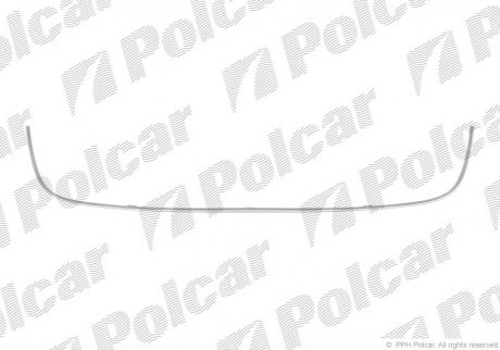 Накладка решетки бампера Polcar 9518276