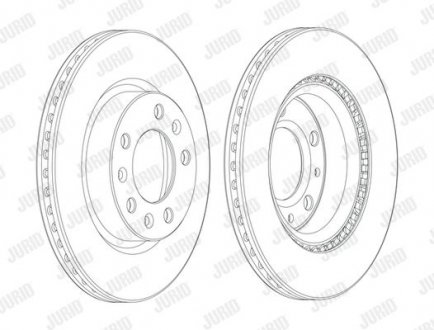 Гальмівний диск Jurid 562993JC