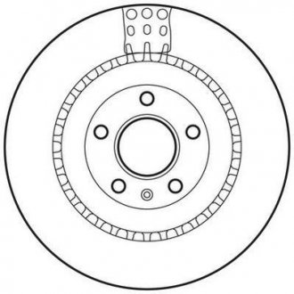 Гальмівний диск Jurid 562735JC (фото 1)