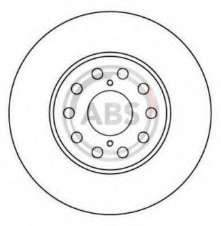 Гальмівний диск A.B.S. 16612