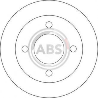 Гальмівний диск A.B.S. 16065