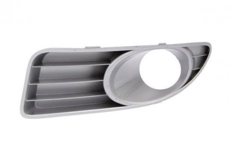 Решітка бампера передн Лів (з отвором для галогенних фар, сірий) FIAT LINEA 06.07-05.13 BLIC 6502072018917P