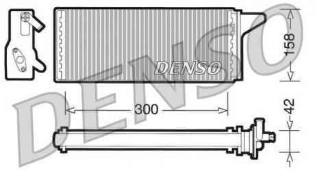 Радіатор пічки DENSO DRR12001