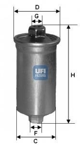Фільтр палива UFI 3169900
