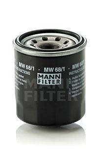Фільтр масла MANN-FILTER MW681 (фото 1)