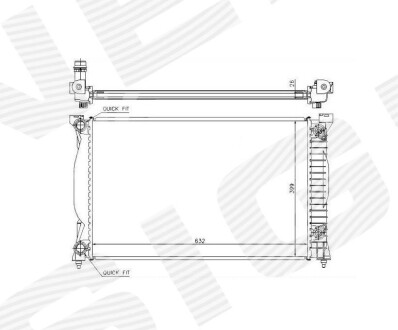 Радіатор Signeda RA60305A