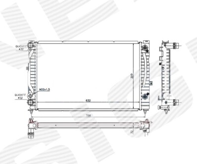 Радіатор Signeda RA60229Q