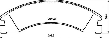 Автозапчасть TEXTAR 2619201