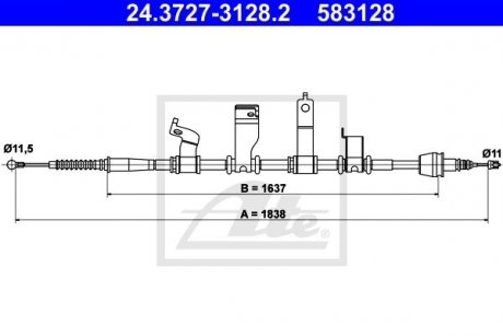 Автозапчасть ATE 24372731282