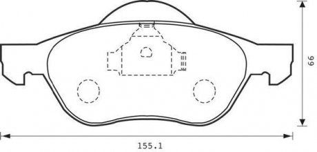 Автозапчастина Jurid 573016JC