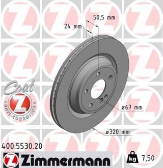 Автозапчасть ZIMMERMANN 400553020