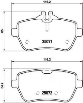 Автозапчасть BREMBO P50103