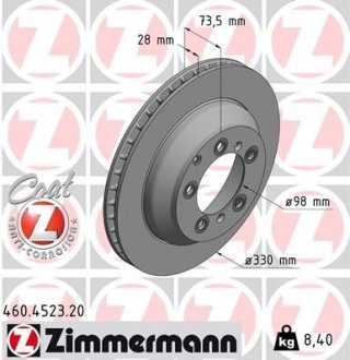 Автозапчасть ZIMMERMANN 460452320